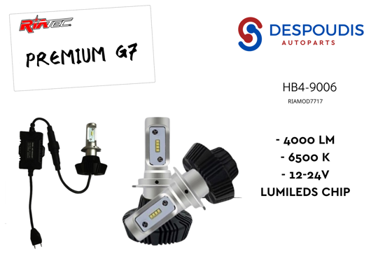 Εικόνα από LED KIT PREMIUMG7 HB4 4000LM 6500K 12-24