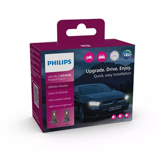 Εικόνα από LED KIT PHILIPS ULTINON ACCESS H7/H18
