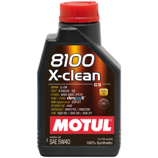 Εικόνα από MOTUL 8100 X-clean 5W-40 C3 1LT