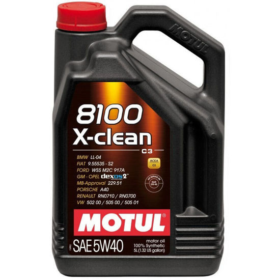 Picture of MOTUL 8100 X-clean 5W-40 C3 5LT