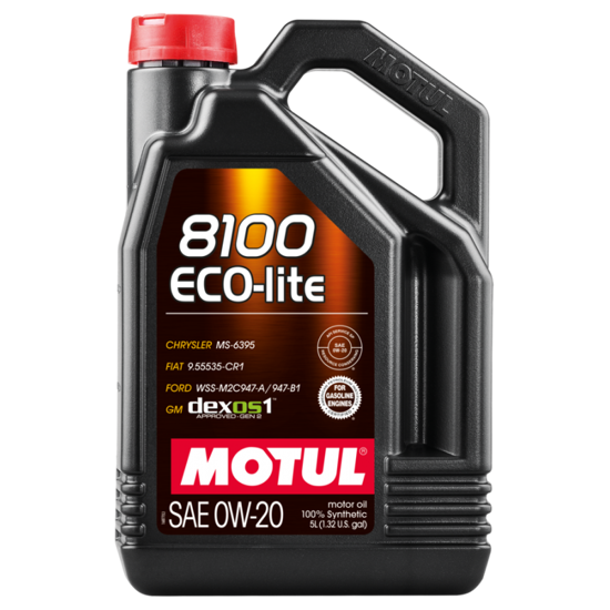 Εικόνα από Motul 8100 Eco-Lite 0W-20 5LT
