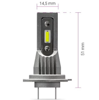 Εικόνα από LED KIT H7 12V 6500K 4000LM NORMA