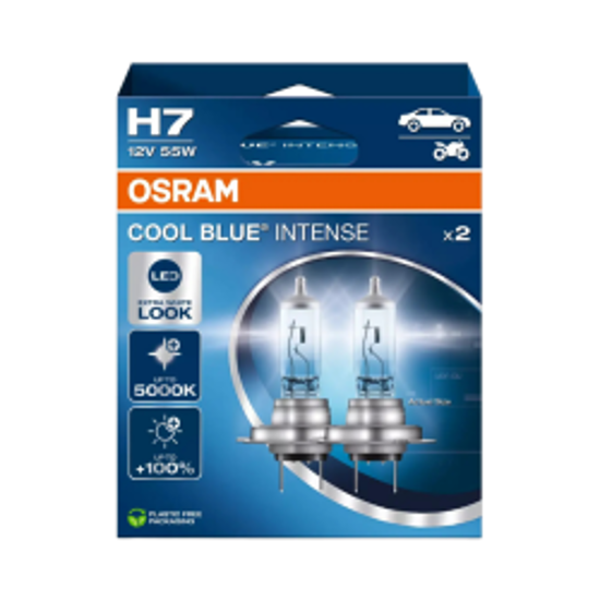 Εικόνα από Σετ Λάμπες Η7 12V CoolBlueIntense OSRAM