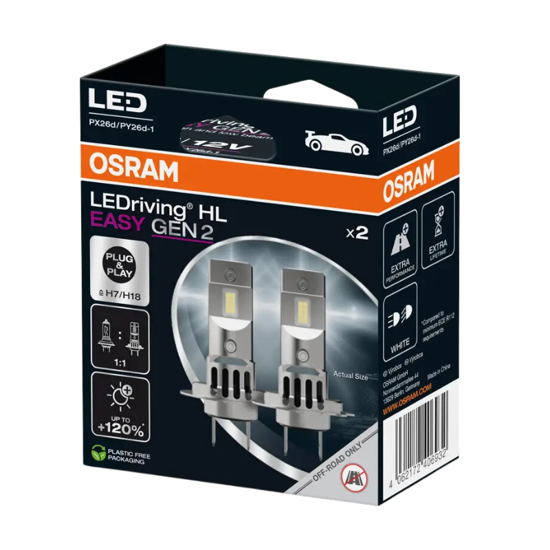 Εικόνα από LED KIT H7 OSRAM PLUG & PLAY Gen2